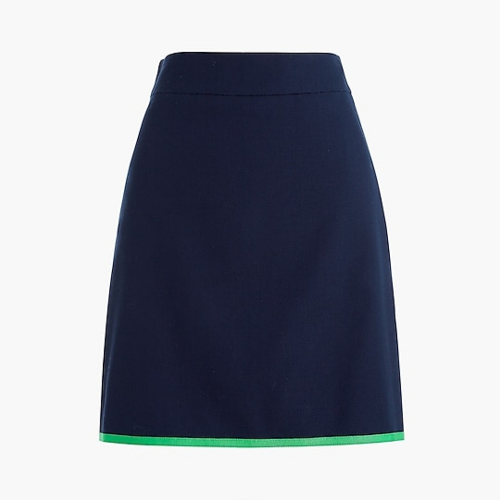 J. Crew Factory Tipped skirt in basketweave
